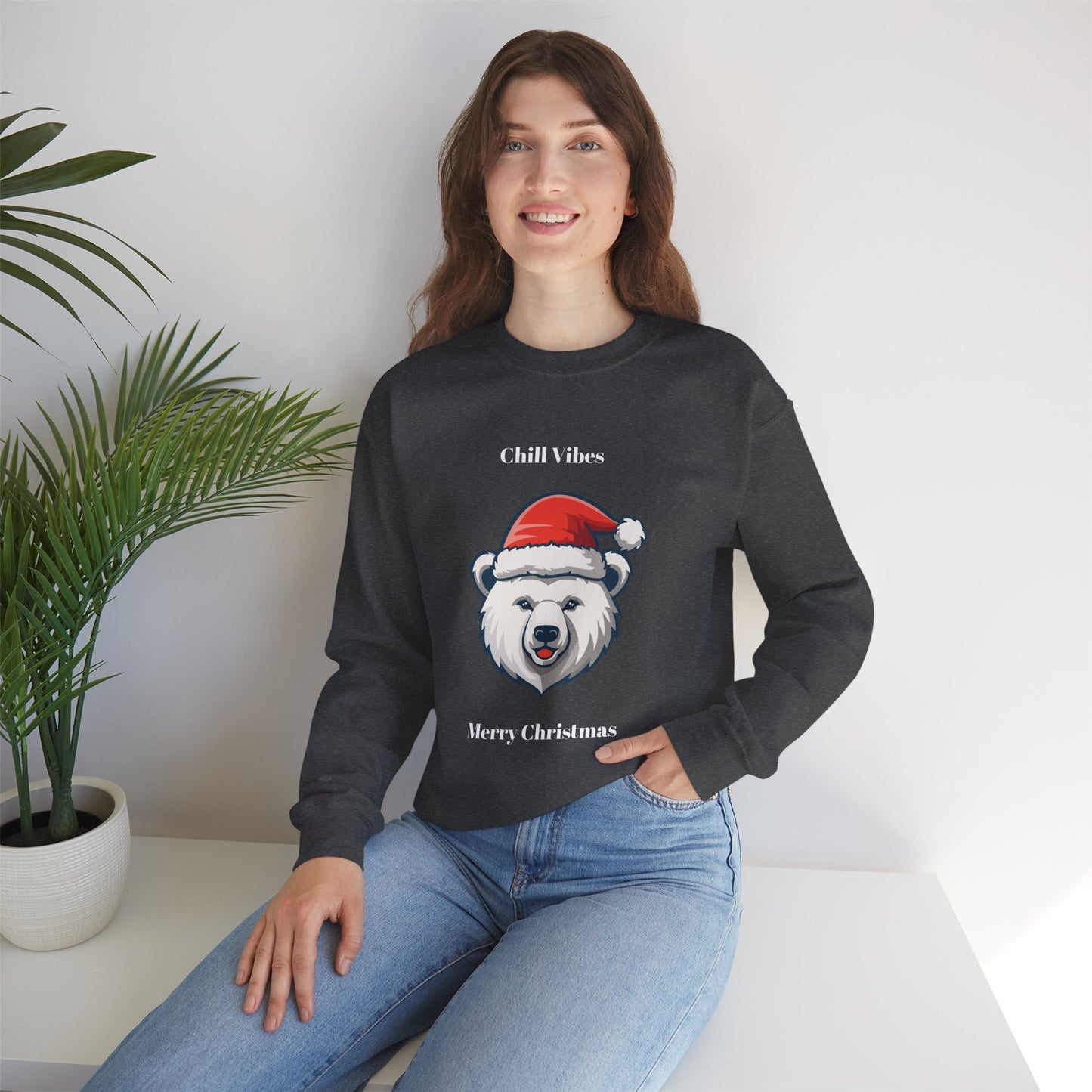 Festive Polar Bear Sweatshirt