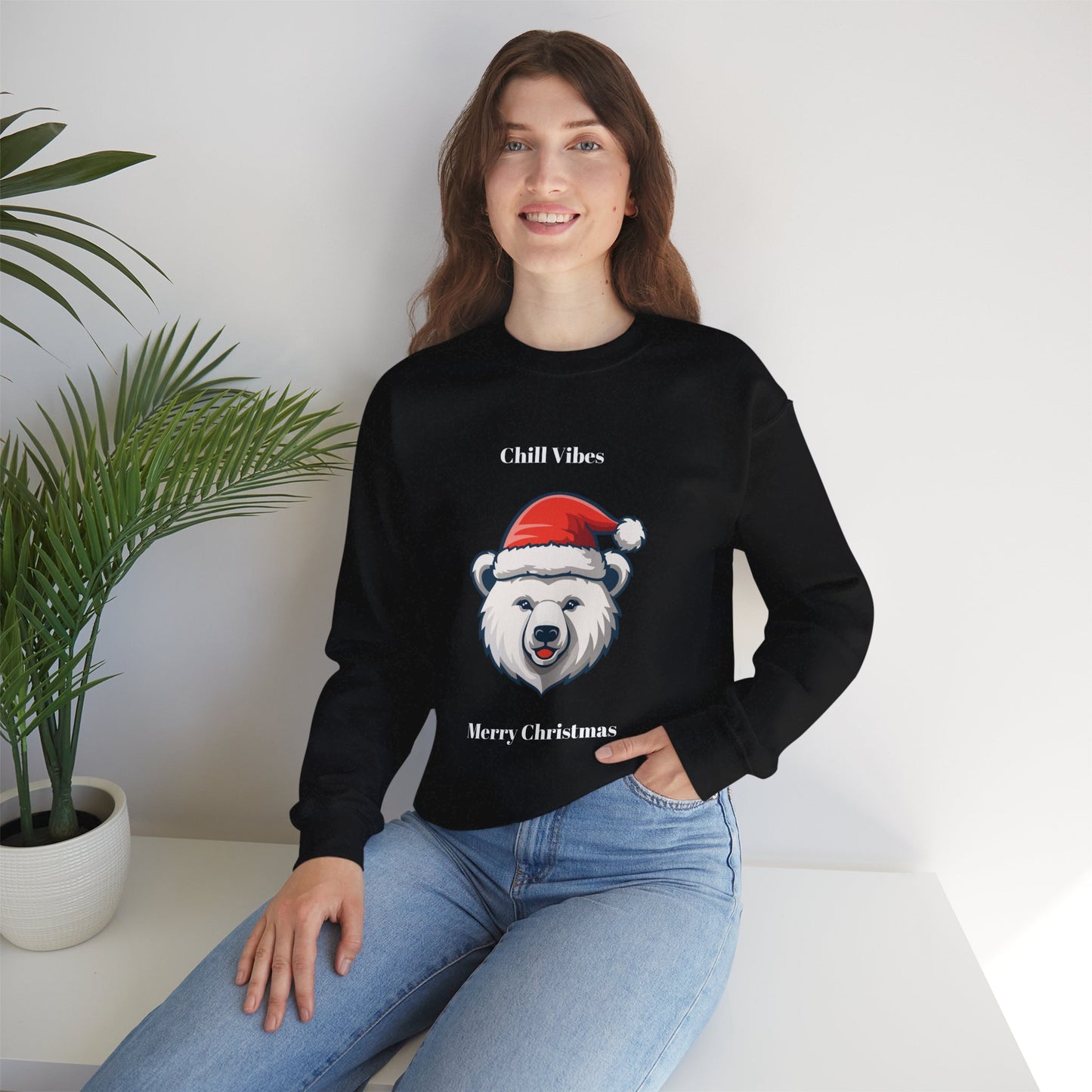Festive Polar Bear Sweatshirt