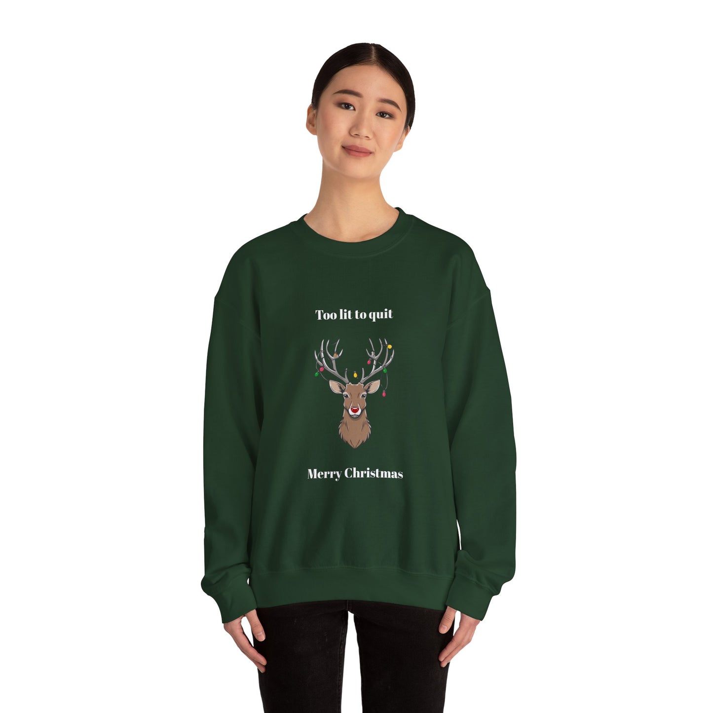 Merry Christmas Reindeer Sweatshirt