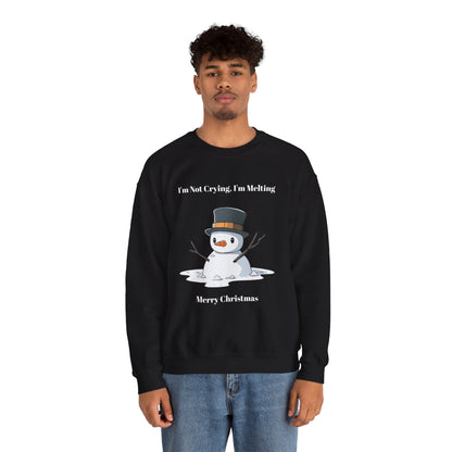 Merry Christmas Sweatshirt - I'm Not Crying, I'm Melting