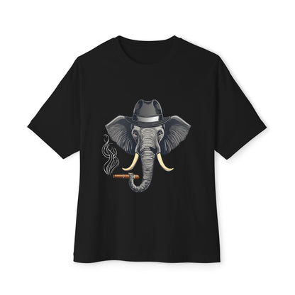 Stylish Elephant Graphic Tee, Trendy T-Shirt for Animal Lovers, Oversized Tee for Casual Outings, Unique Gift for Birthdays, Fun Streetwear