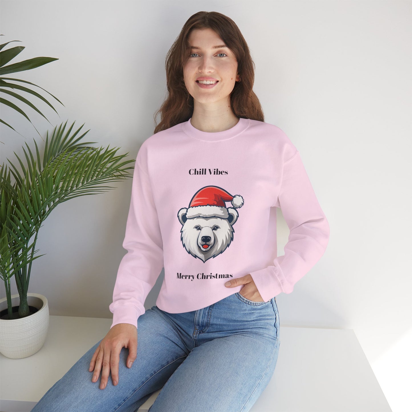 Festive Polar Bear Sweatshirt