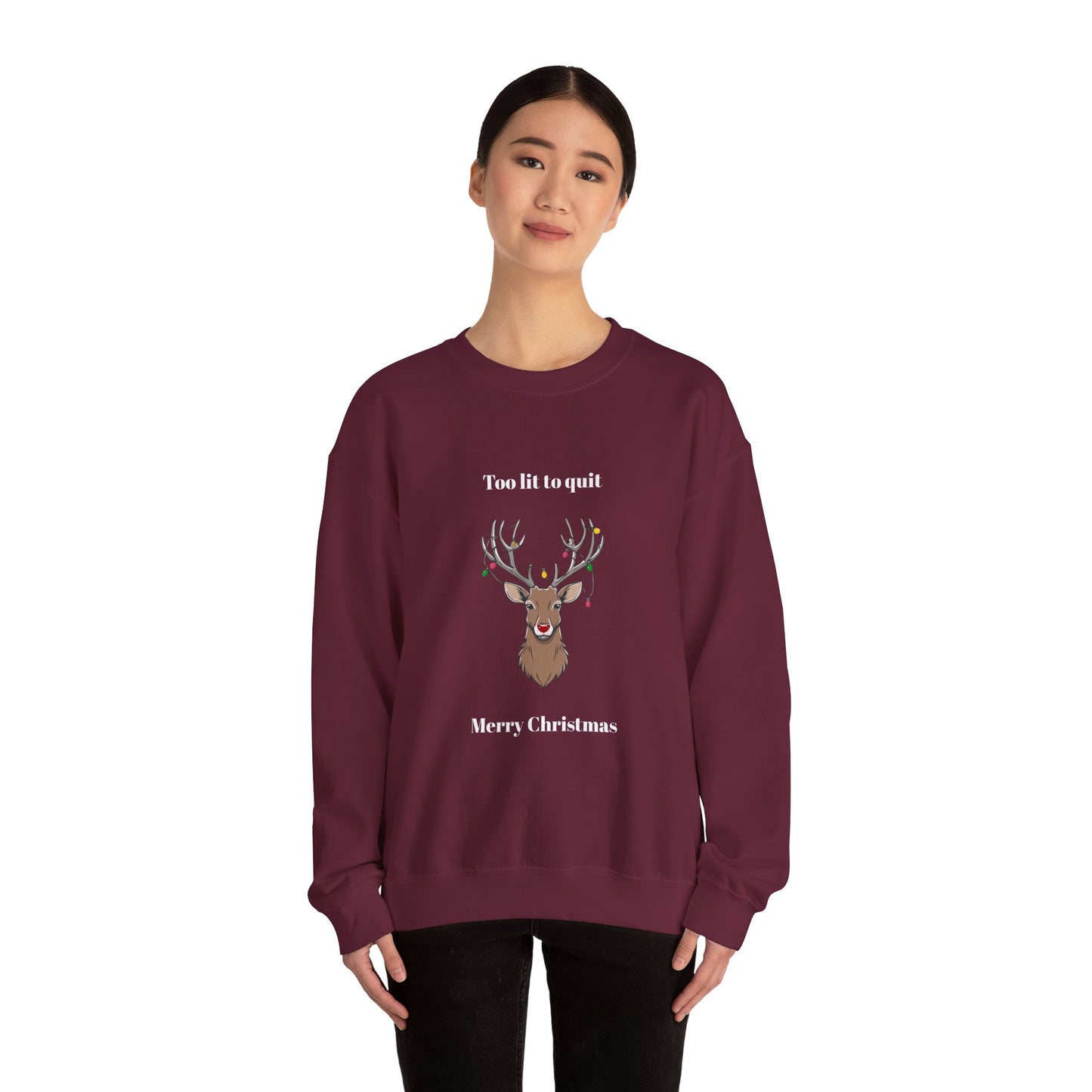 Merry Christmas Reindeer Sweatshirt