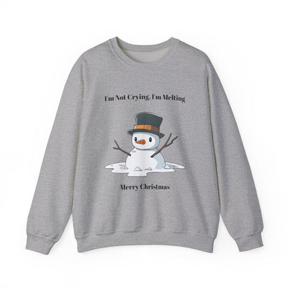 Merry Christmas Sweatshirt - I'm Not Crying, I'm Melting