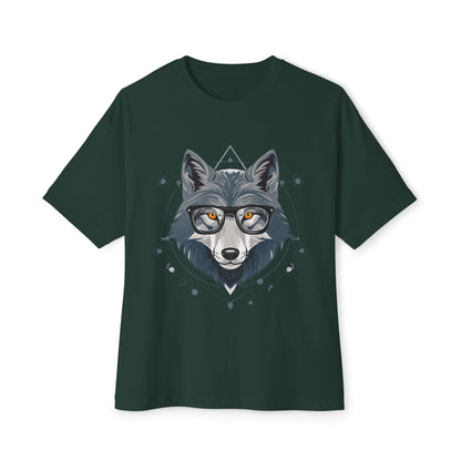 Cool Wolf Graphic Tee for Nature Lovers, Relaxed Fit Unisex T-Shirt, Gift for Animal Lovers, Trendy Streetwear, Outsider Apparel