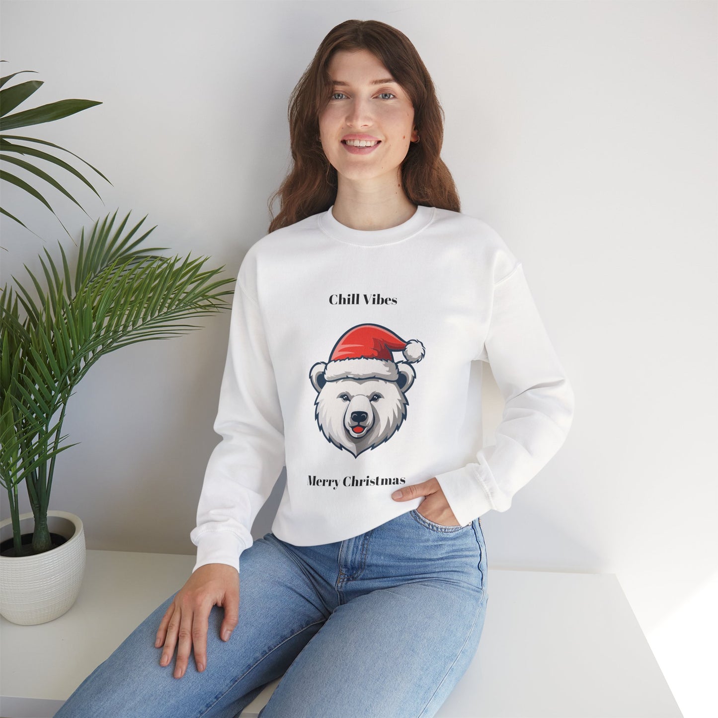 Festive Polar Bear Sweatshirt
