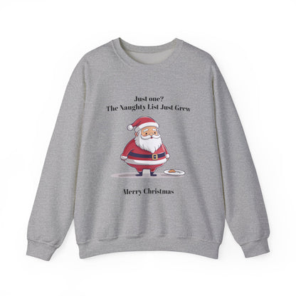 Santa's Naughty List Crewneck Sweatshirt | Cozy Holiday Apparel