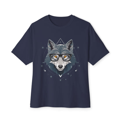 Cool Wolf Graphic Tee for Nature Lovers, Relaxed Fit Unisex T-Shirt, Gift for Animal Lovers, Trendy Streetwear, Outsider Apparel
