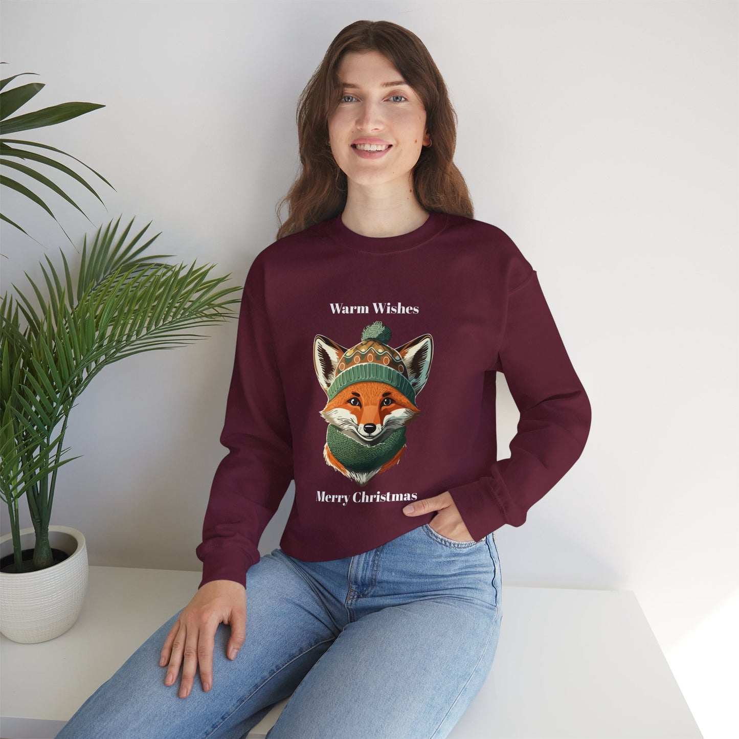 Warm Wishes from Fox Sweatshirt