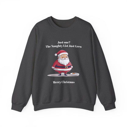 Santa's Naughty List Crewneck Sweatshirt | Cozy Holiday Apparel