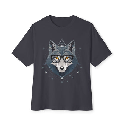 Cool Wolf Graphic Tee for Nature Lovers, Relaxed Fit Unisex T-Shirt, Gift for Animal Lovers, Trendy Streetwear, Outsider Apparel