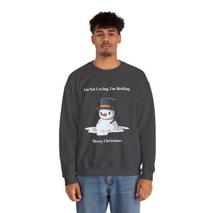 Merry Christmas Sweatshirt - I'm Not Crying, I'm Melting