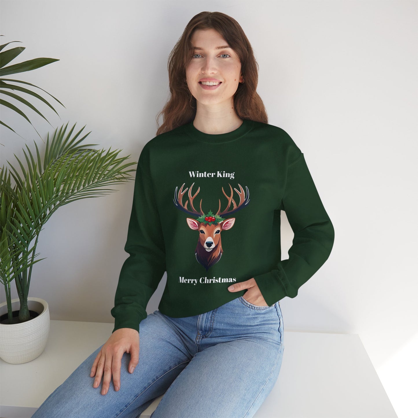 The Winter King Stag Sweatshirt