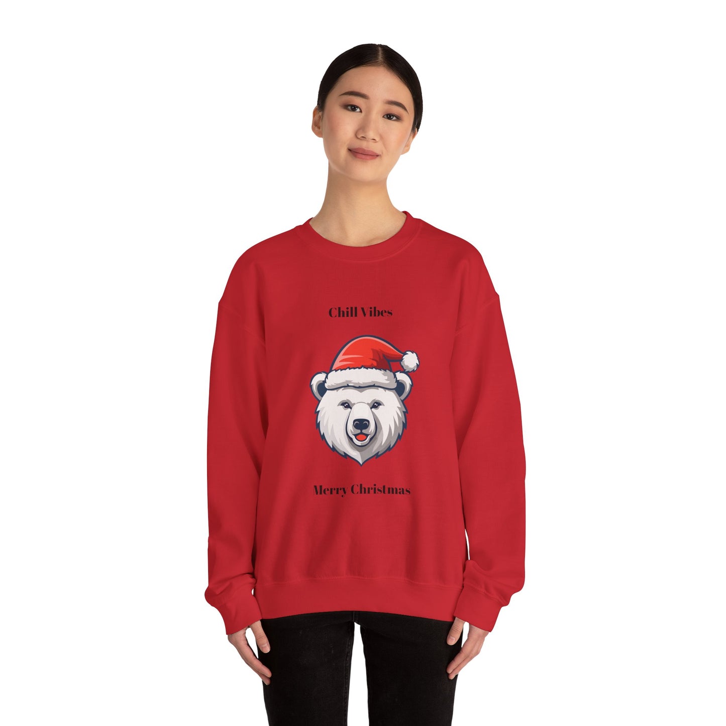 Festive Polar Bear Sweatshirt