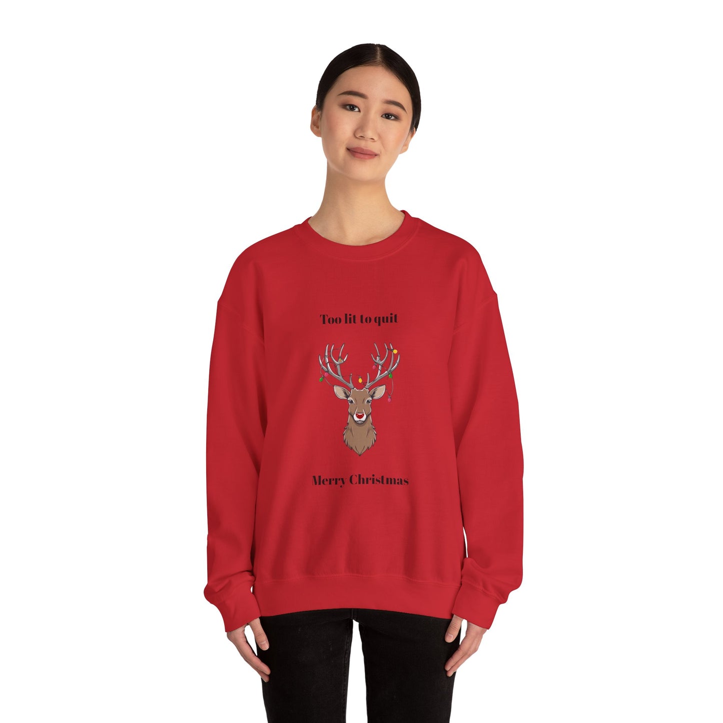 Merry Christmas Reindeer Sweatshirt