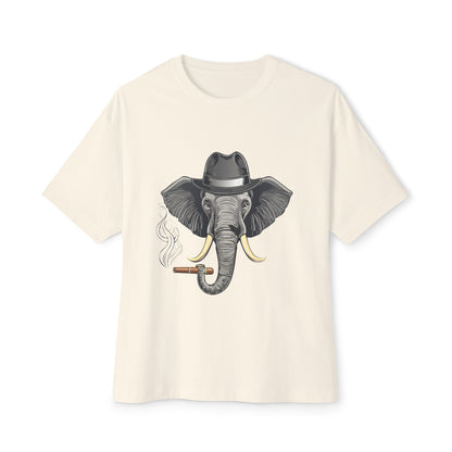 Stylish Elephant Graphic Tee, Trendy T-Shirt for Animal Lovers, Oversized Tee for Casual Outings, Unique Gift for Birthdays, Fun Streetwear